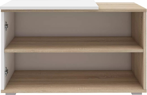 Изображение товара Тумба для обуви Stolline Одри 458.02 (дуб сонома/белый)