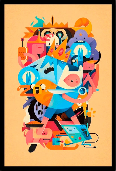 Изображение товара Постер Citydecor Время приключений 2 (40x60)