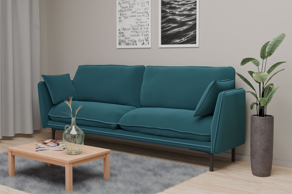 Изображение товара Диван Stolline Сиеста (морская волна)