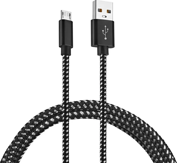 Изображение товара Кабель Buro Braided BHP RET MICUSB-BR USB (m)-micro USB (m) (1м, черный)