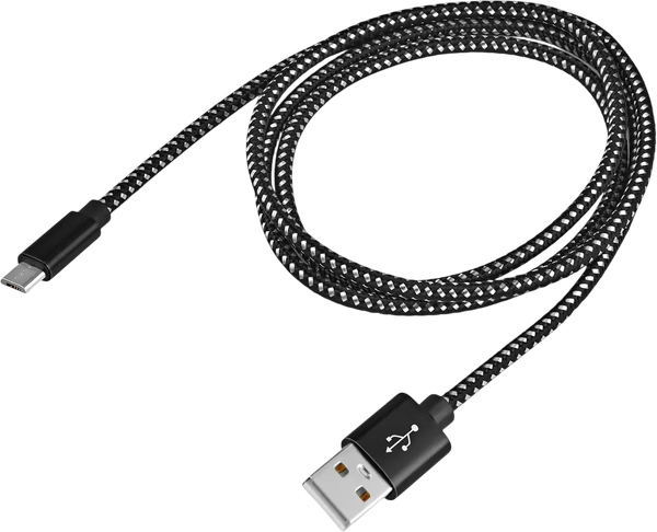 Изображение товара Кабель Buro Braided BHP RET MICUSB-BR USB (m)-micro USB (m) (1м, черный)