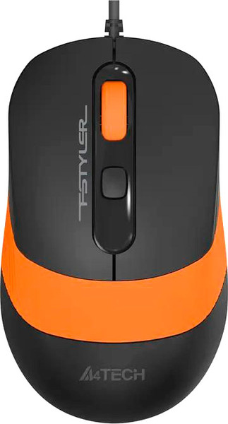 Изображение товара Мышь A4Tech Fstyler FM10S (черный/оранжевый)