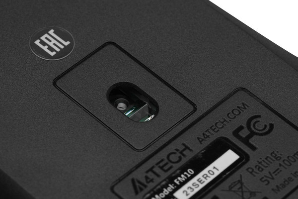 Изображение товара Мышь A4Tech Fstyler FM10S (черный/оранжевый)