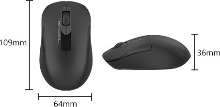 Изображение товара Мышь A4Tech Fstyler FG15CS Air2 (черный)