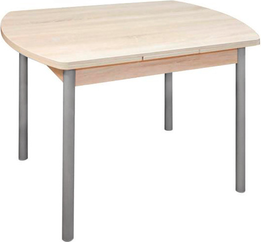 Изображение товара Обеденный стол Древпром М2 ДП1-02-04 100-160x67 (делано/металлик)