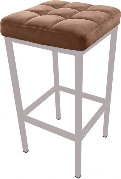 Изображение товара Табурет барный Древпром Камелот ДП2-07 полубарный (белый матовый/катания латте)