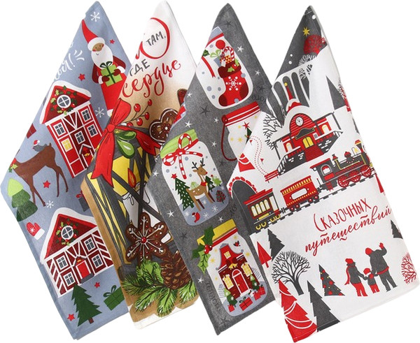 Изображение товара Набор полотенец Доляна Волшебство / 6988431