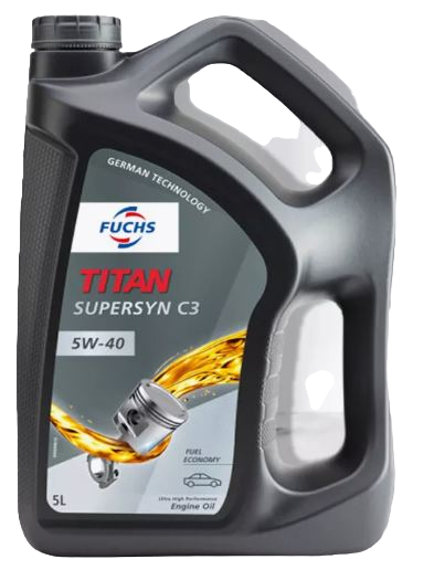 Изображение товара Моторное масло Fuchs Titan Supersyn С3 5W40 / 602176745 (5л)