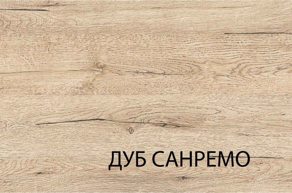 Изображение товара Шкаф-пенал Anrex Oskar 1D открытый (дуб санремо/дуб бордо)