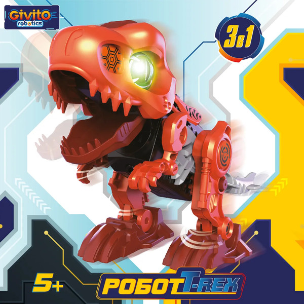 Изображение товара Игрушка-конструктор Givito Динозавр Тирекс / G2411-485