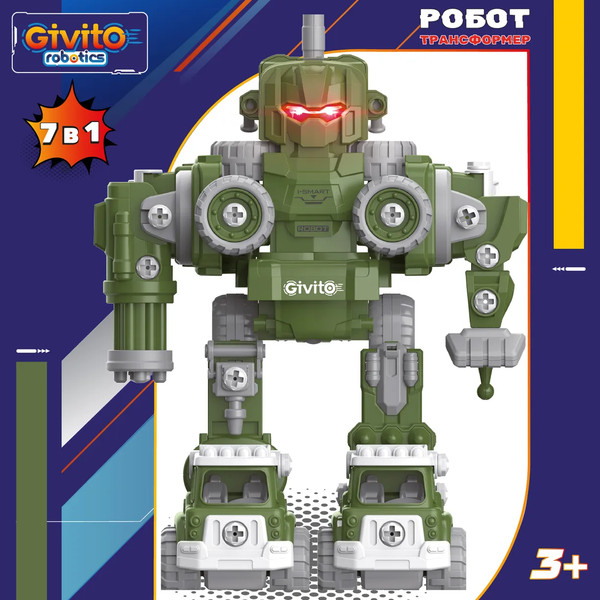 Изображение товара Игрушка-конструктор Givito Военный / G2411-482