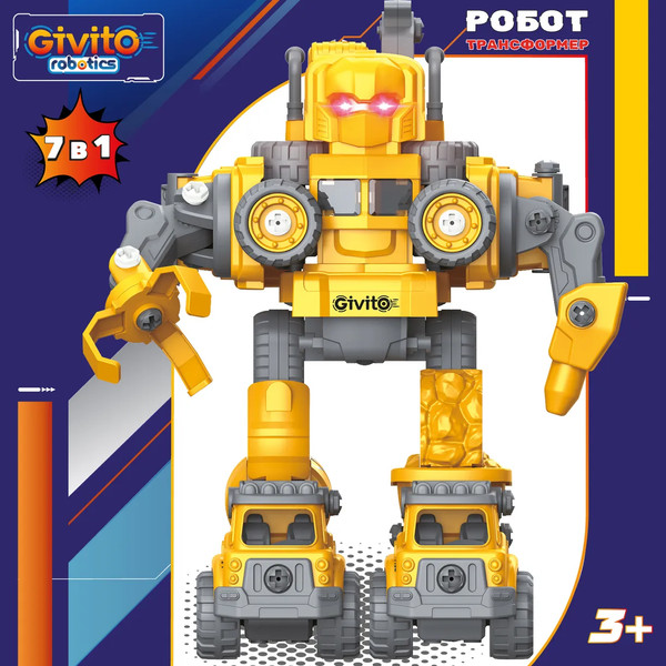 Изображение товара Игрушка-конструктор Givito Строитель / G2411-484