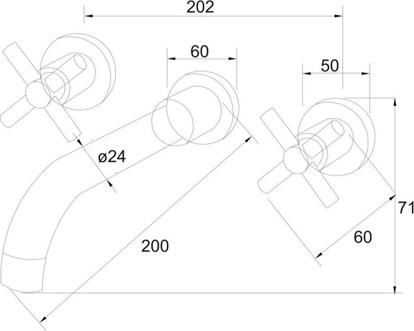 Изображение товара Смеситель РМС SUS129BL-4