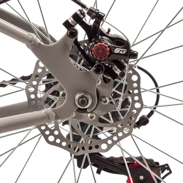 Изображение товара Велосипед Novatrack 24 Action 24SHD.ACTION.14GR23 (серый, разобранный, в коробке)