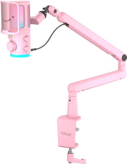Изображение товара Микрофон Fifine TAM6P (розовый)