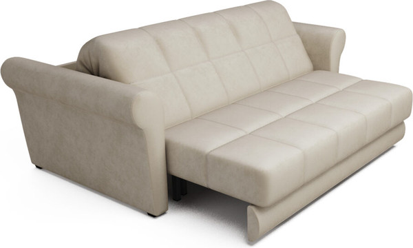 Изображение товара Диван Mebel-Ars Аккордеон Гранд НПБ 180x200 (бархат бежевый Star Velvet 6 Light Beige)