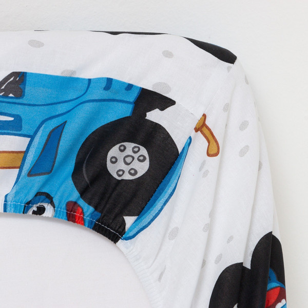 Изображение товара Комплект постельный для малышей Синий трактор Веселая ферма / 7655013