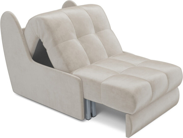 Изображение товара Кресло-кровать Mebel-Ars Барон №2 НПБ (бархат бежевый Star Velvet 6 Light Beige)
