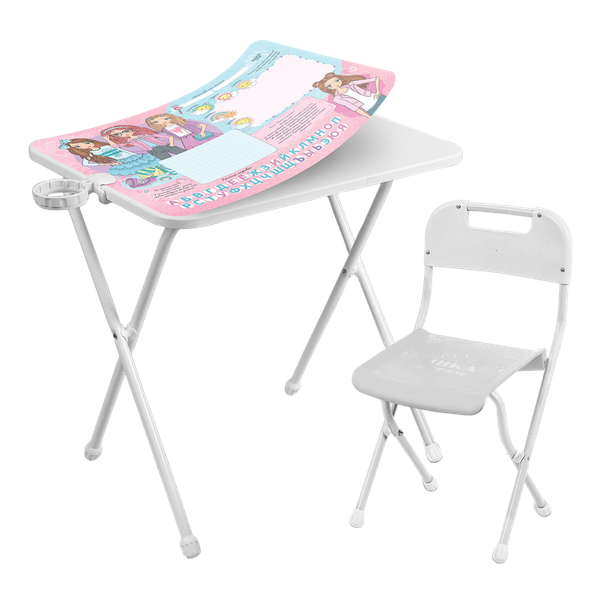 Изображение товара Комплект мебели с детским столом Ника КА3/М Маленькая модница