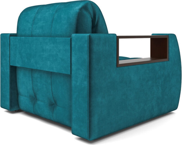 Изображение товара Кресло-кровать Mebel-Ars Барон №3 НПБ (бархат синий/зеленый Star Velvet 43 Black Green)