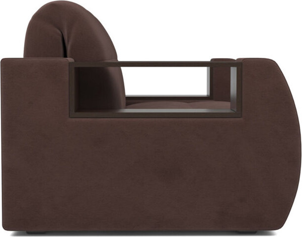 Изображение товара Кресло-кровать Mebel-Ars Барон №3 НПБ (велюр молочный шоколад НВ-178/13)