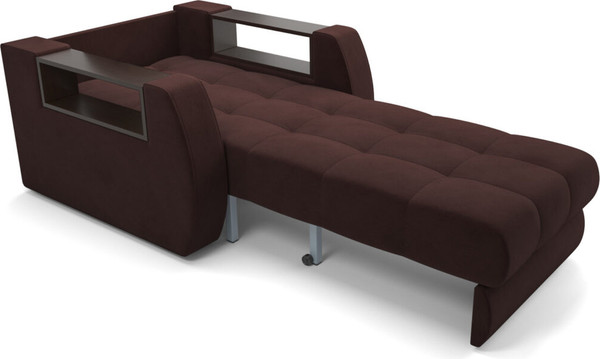 Изображение товара Кресло-кровать Mebel-Ars Барон №3 НПБ (велюр шоколад HB-178/16)