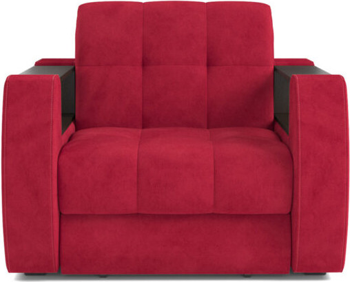 Изображение товара Кресло-кровать Mebel-Ars Барон №3 НПБ (красный кордрой)