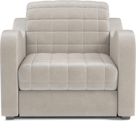 Изображение товара Кресло-кровать Mebel-Ars Барон №4 НПБ (бархат бежевый Star Velvet 6 Light Beige)