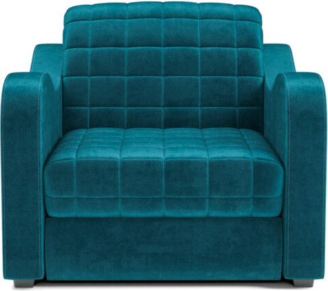 Изображение товара Кресло-кровать Mebel-Ars Барон №4 НПБ (бархат синий/зеленый Star Velvet 43 Black Green)