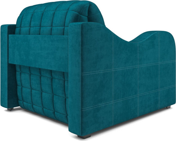Изображение товара Кресло-кровать Mebel-Ars Барон №4 НПБ (бархат синий/зеленый Star Velvet 43 Black Green)