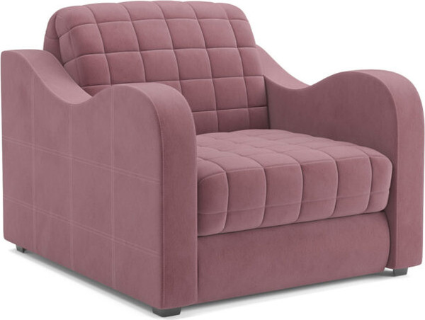 Изображение товара Кресло-кровать Mebel-Ars Барон №4 НПБ (велюр пудра НВ-178/18)