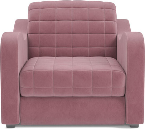 Изображение товара Кресло-кровать Mebel-Ars Барон №4 НПБ (велюр пудра НВ-178/18)