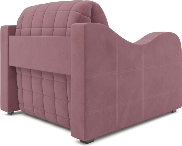 Изображение товара Кресло-кровать Mebel-Ars Барон №4 НПБ (велюр пудра НВ-178/18)