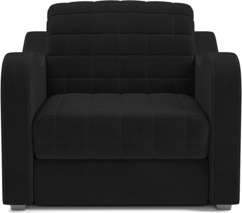 Изображение товара Кресло-кровать Mebel-Ars Барон №4 НПБ (велюр черный HB-178/17)