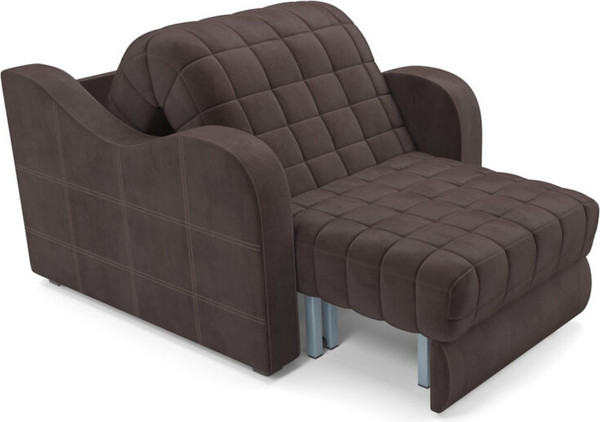 Изображение товара Кресло-кровать Mebel-Ars Барон №4 НПБ (коричневый кордрой)