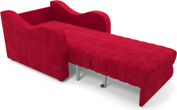 Изображение товара Кресло-кровать Mebel-Ars Барон №4 НПБ (красный кордрой)