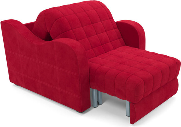 Изображение товара Кресло-кровать Mebel-Ars Барон №4 НПБ (красный кордрой)