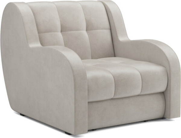 Изображение товара Кресло-кровать Mebel-Ars Барон НПБ (бархат бежевый Star Velvet 6 Light Beige)