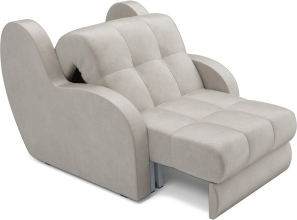 Изображение товара Кресло-кровать Mebel-Ars Барон НПБ (бархат бежевый Star Velvet 6 Light Beige)