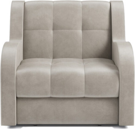 Изображение товара Кресло-кровать Mebel-Ars Барон НПБ (бархат бежевый Star Velvet 6 Light Beige)