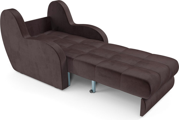 Изображение товара Кресло-кровать Mebel-Ars Барон НПБ (бархат шоколадный Star Velvet 60 Coffee)
