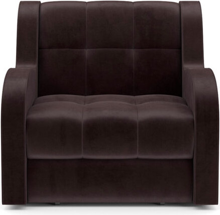 Изображение товара Кресло-кровать Mebel-Ars Барон НПБ (бархат шоколадный Star Velvet 60 Coffee)