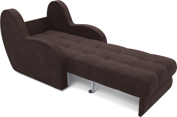 Изображение товара Кресло-кровать Mebel-Ars Барон НПБ (велюр молочный шоколад НВ-178/13)