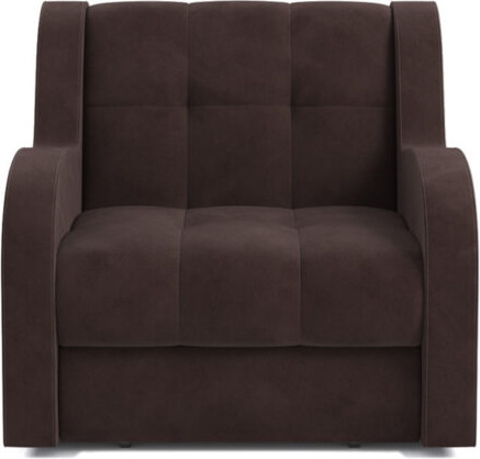 Изображение товара Кресло-кровать Mebel-Ars Барон НПБ (велюр молочный шоколад НВ-178/13)