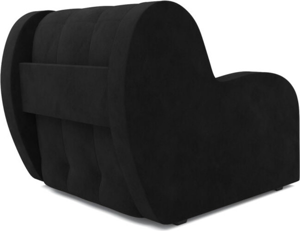 Изображение товара Кресло-кровать Mebel-Ars Барон НПБ (велюр черный НВ-178/17)