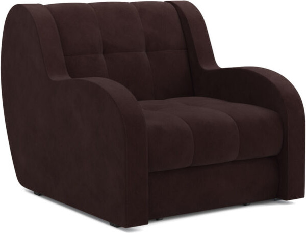 Изображение товара Кресло-кровать Mebel-Ars Барон НПБ (велюр шоколад HB-178/16)