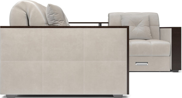 Изображение товара Диван угловой Mebel-Ars Прага НПБ (бархат бежевый Star Velvet 6 Light Beige)