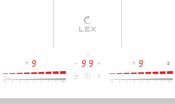 Изображение товара Индукционная варочная панель Lex EVI 641C WH