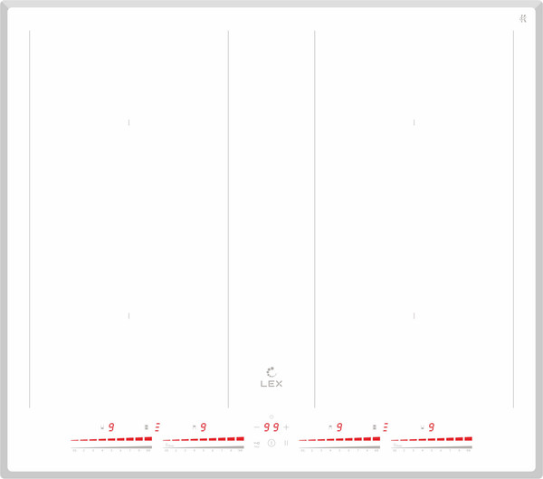Изображение товара Индукционная варочная панель Lex EVI 641C WH