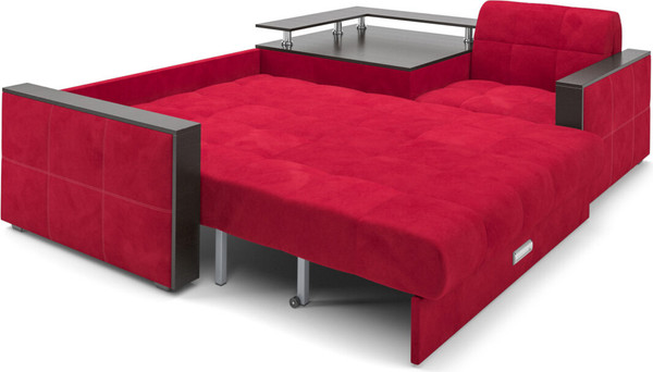 Изображение товара Диван угловой Mebel-Ars Прага НПБ (кордрой красный)